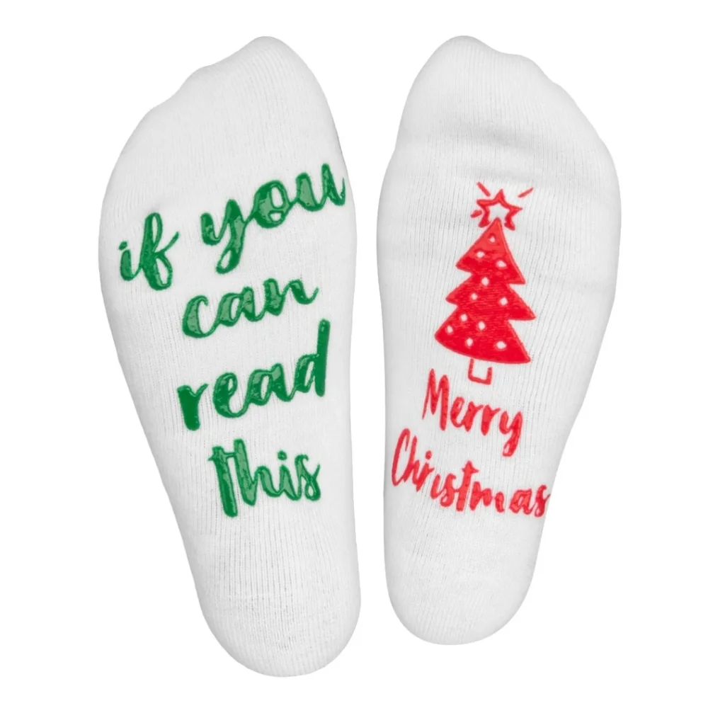 NWT Haute Soiree Indulgence Merry Christmas Ankle Socks